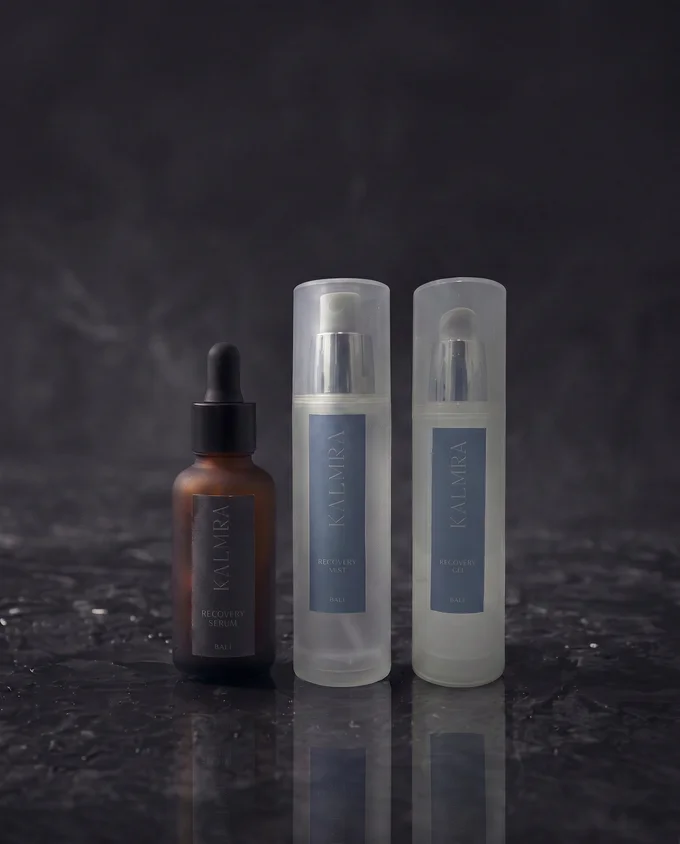 Wet skin in cool directional light
